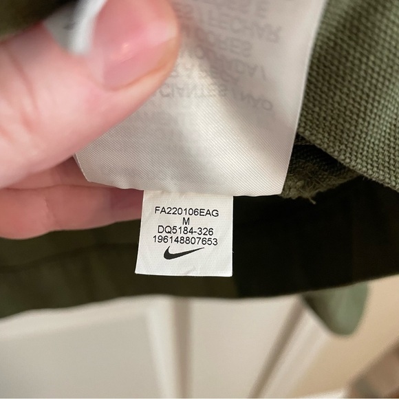 Nike Unlined Chore Coat Cotton Green Size Medium - Picture 10 of 16